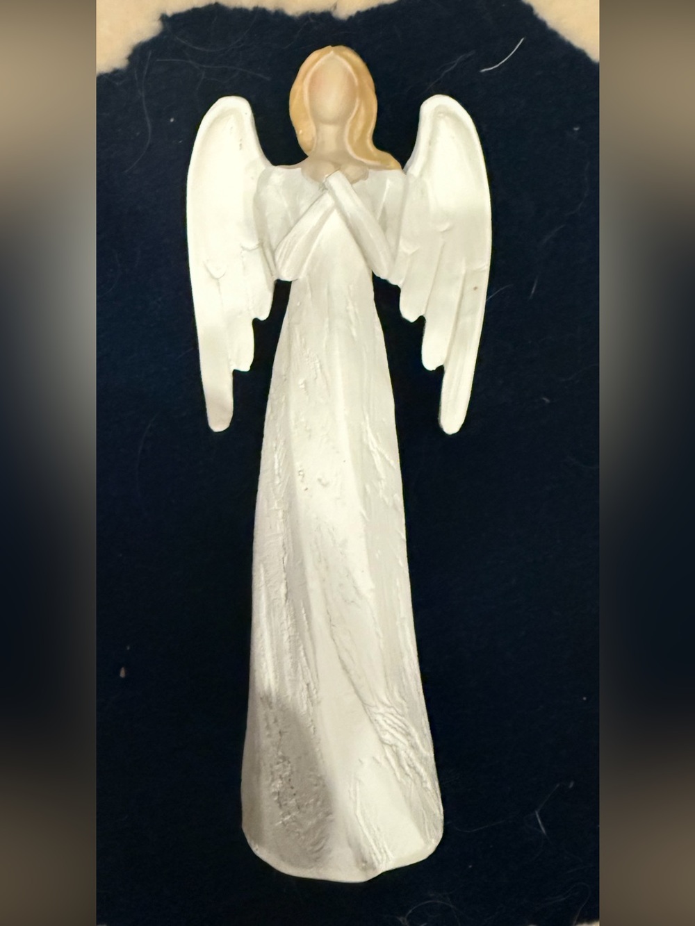 White wooden angle